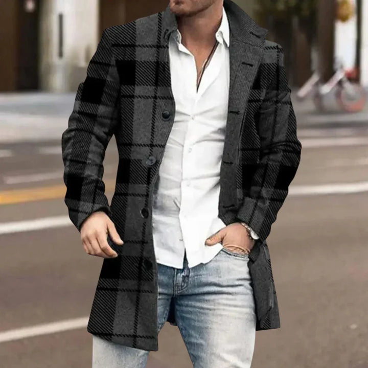 Abrigo de invierno elegante para hombre