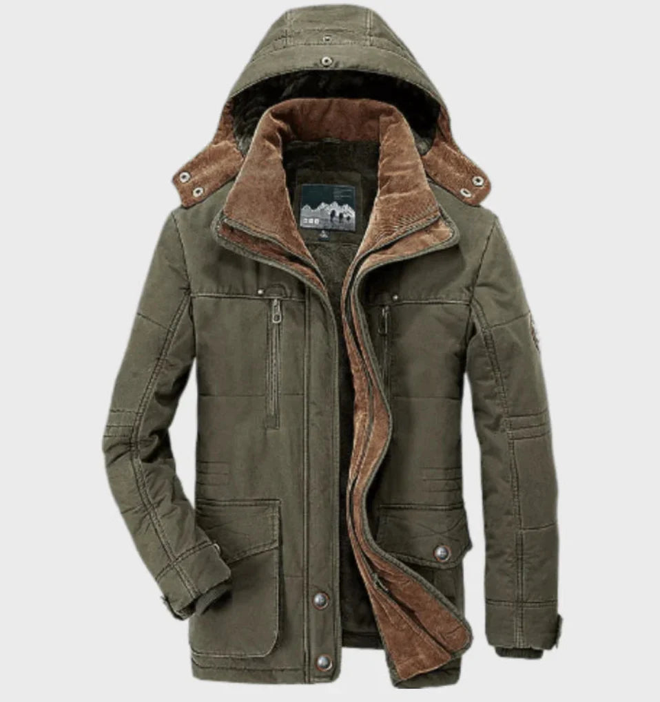 Chaqueta de Invierno para Hombres – Cálida, Impermeable y Transpirable