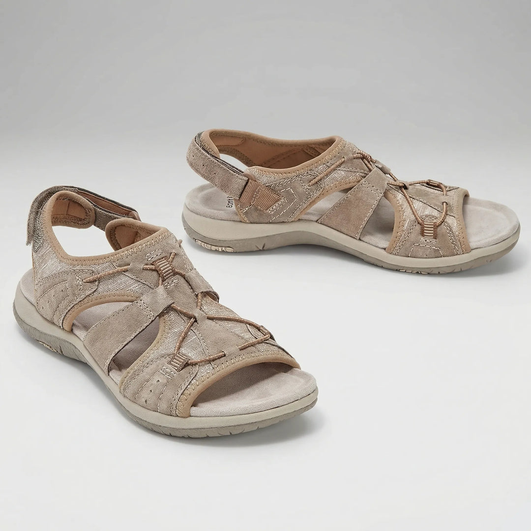 Beachway - Sandalias planas sin cordones