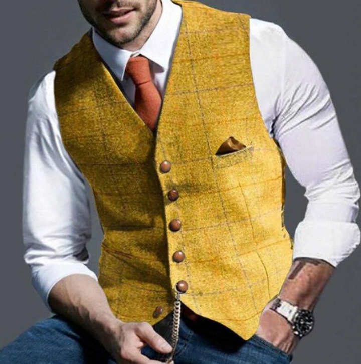 Chaleco Vintage para Hombres – Estilo Clásico con Margen Moderno