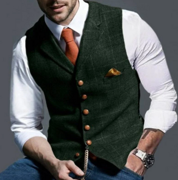 Chaleco Vintage para Hombres – Estilo Clásico con Margen Moderno
