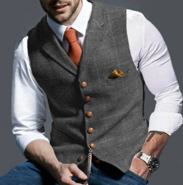 Chaleco Vintage para Hombres – Estilo Clásico con Margen Moderno