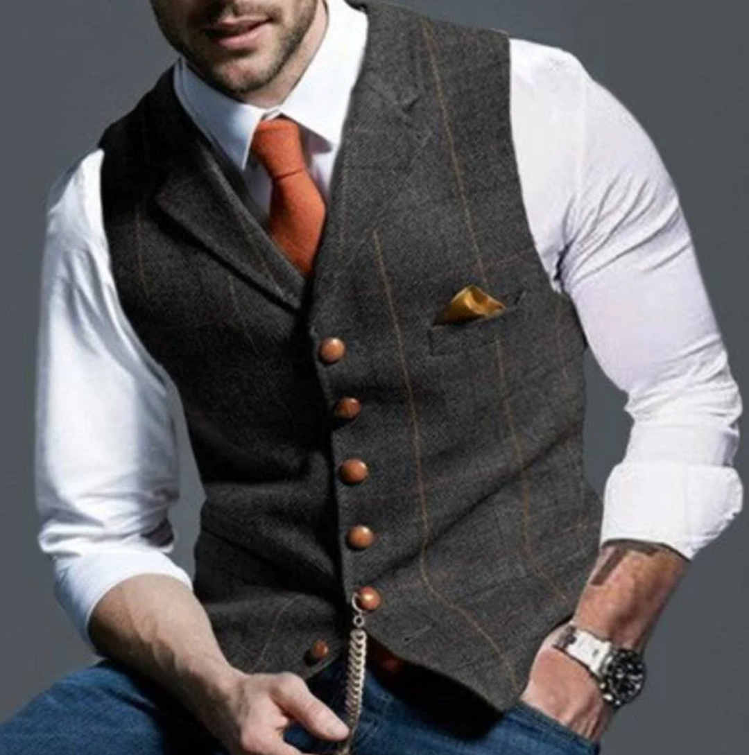 Chaleco Vintage para Hombres – Estilo Clásico con Margen Moderno
