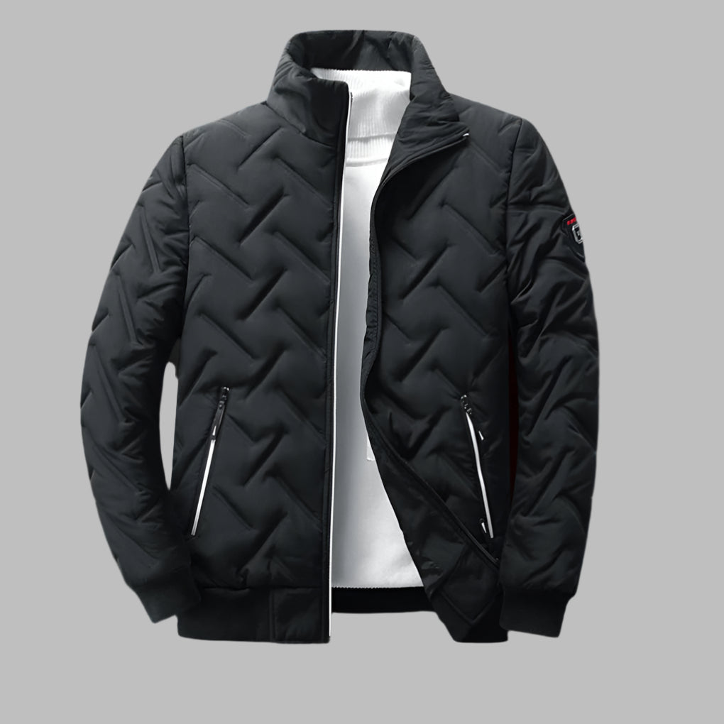 Chaqueta Rompevientos con Cremallera Completa para Hombres