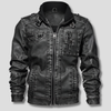 Chaqueta de Cuero Negra para Hombres