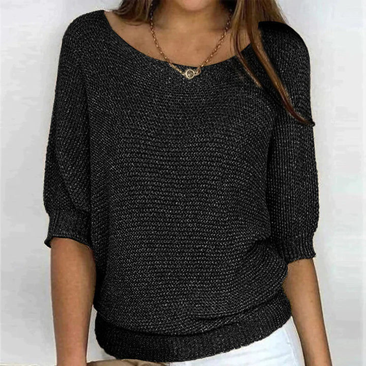 Suéter Casual Oversize Sólido para Mujeres