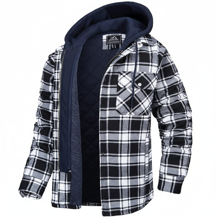 Chaqueta con Capucha de Media Temporada para Hombres