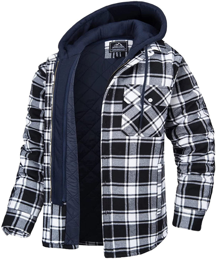 Chaqueta con capucha de entretiempo para hombre