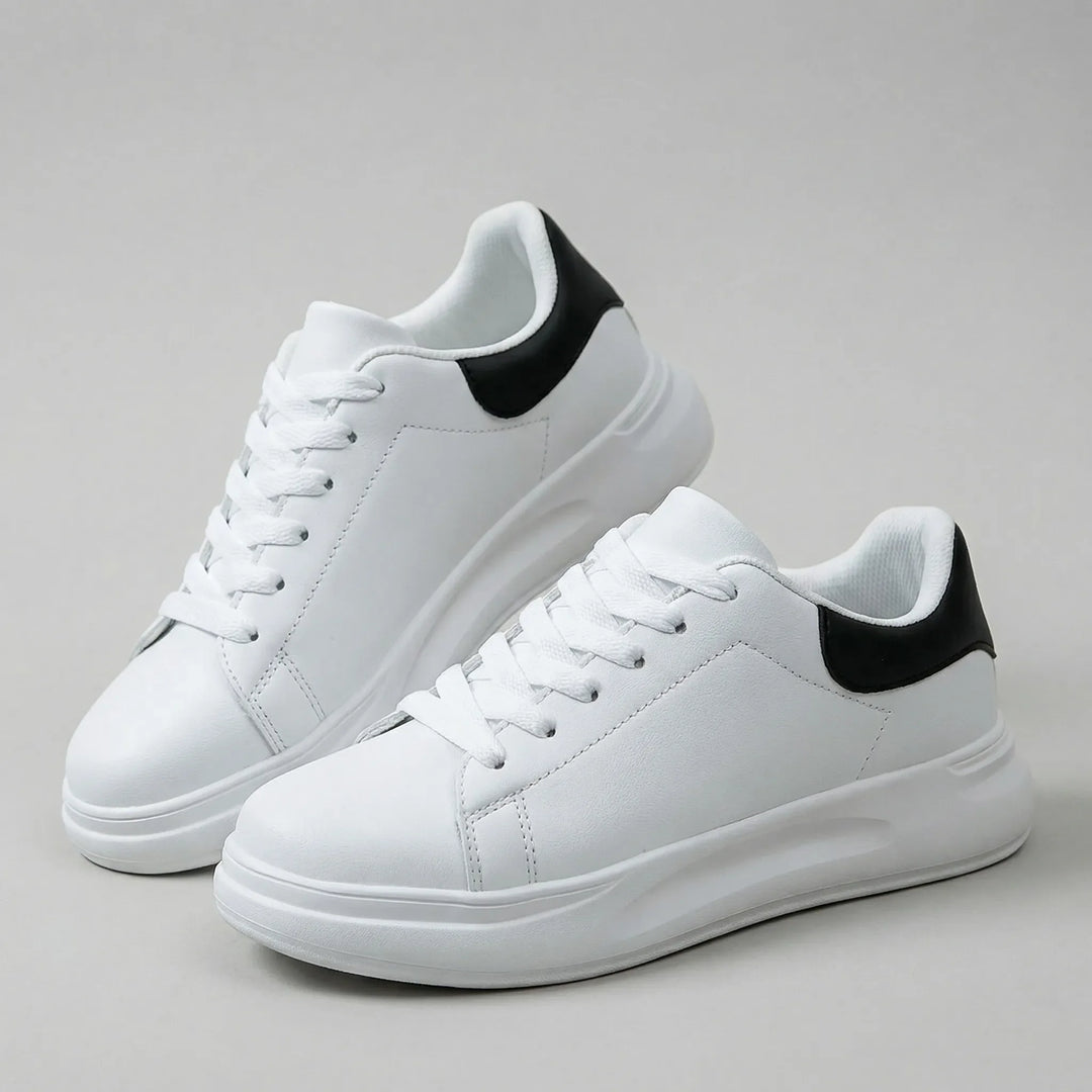Blancova - Zapatillas minimalistas de plataforma de caña baja