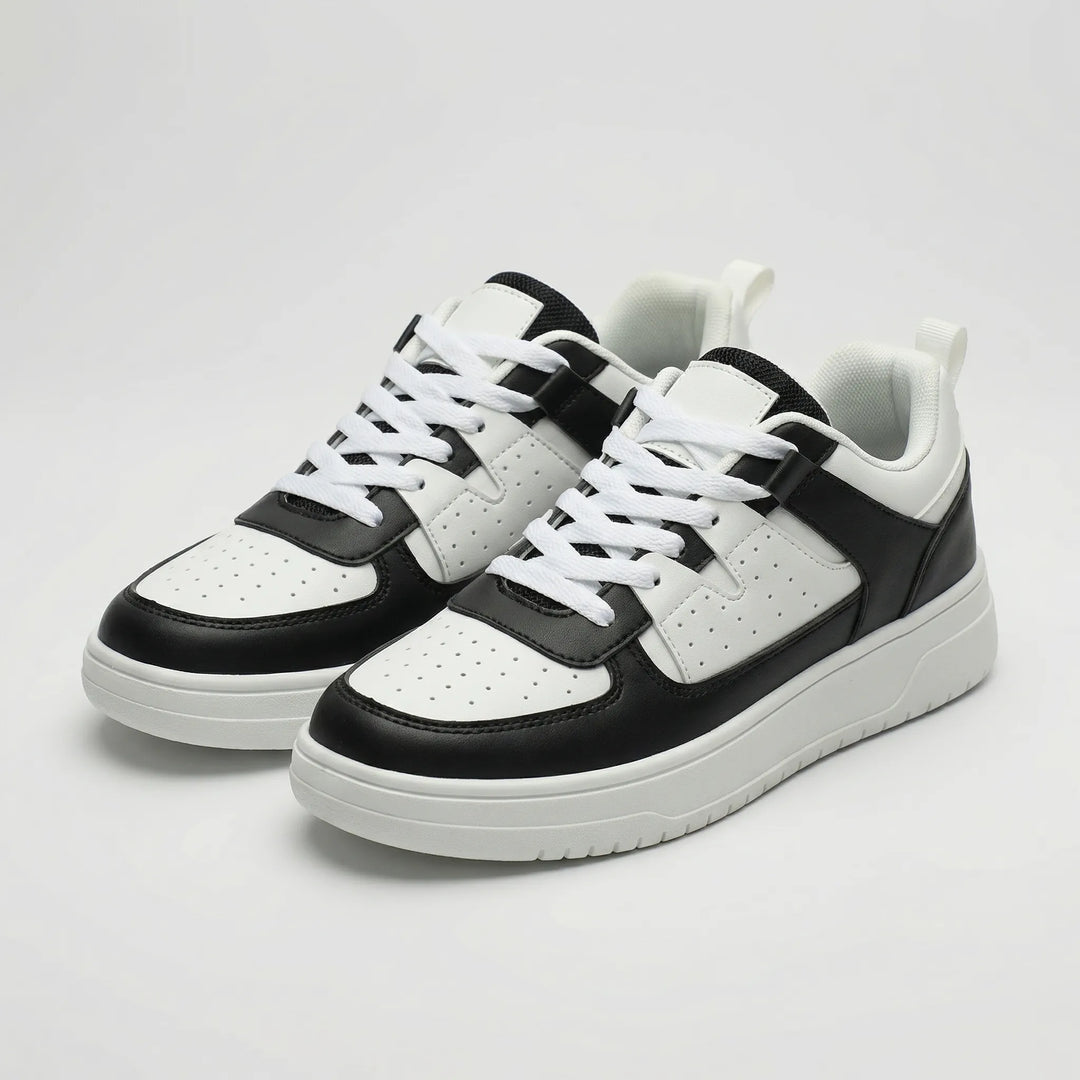 Bloompace - Zapatillas bajas con cordones y bloques de color