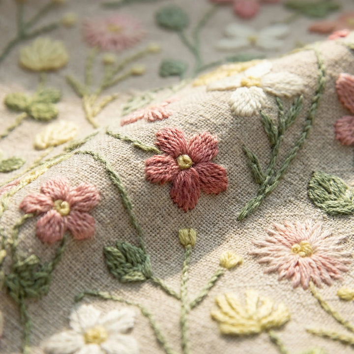 Blosswen - Suéter de punto holgado con estampado floral