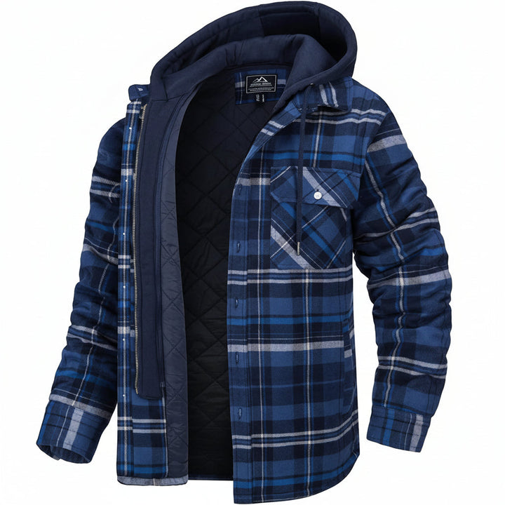 Chaqueta con Capucha de Media Temporada para Hombres