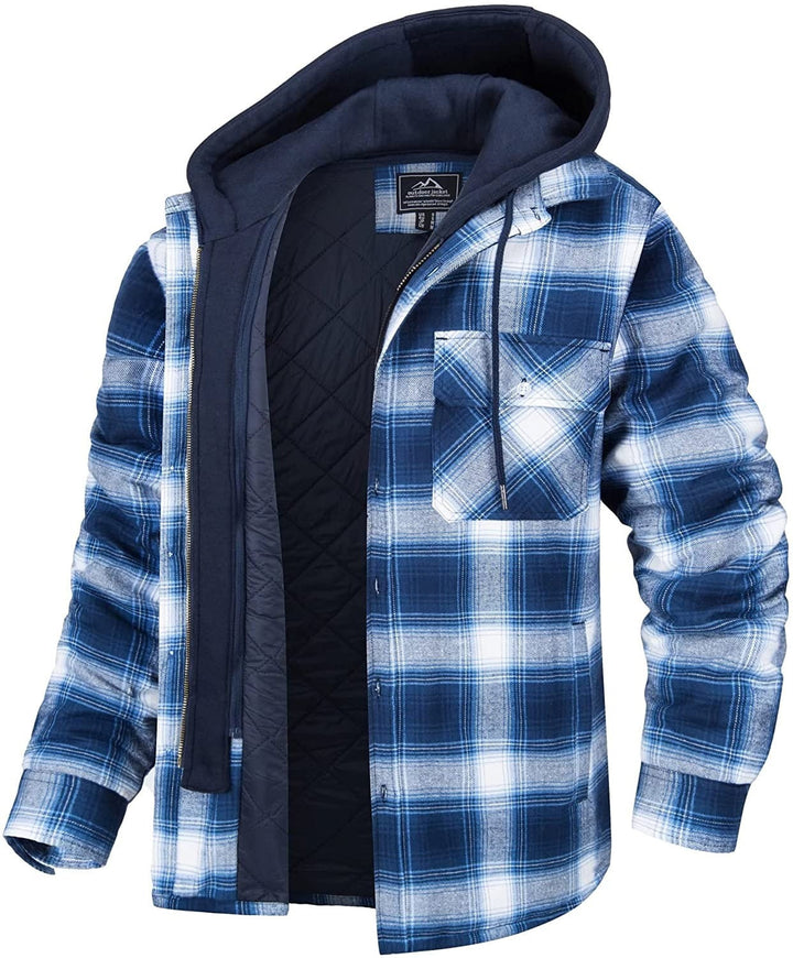 Chaqueta con capucha de entretiempo para hombre