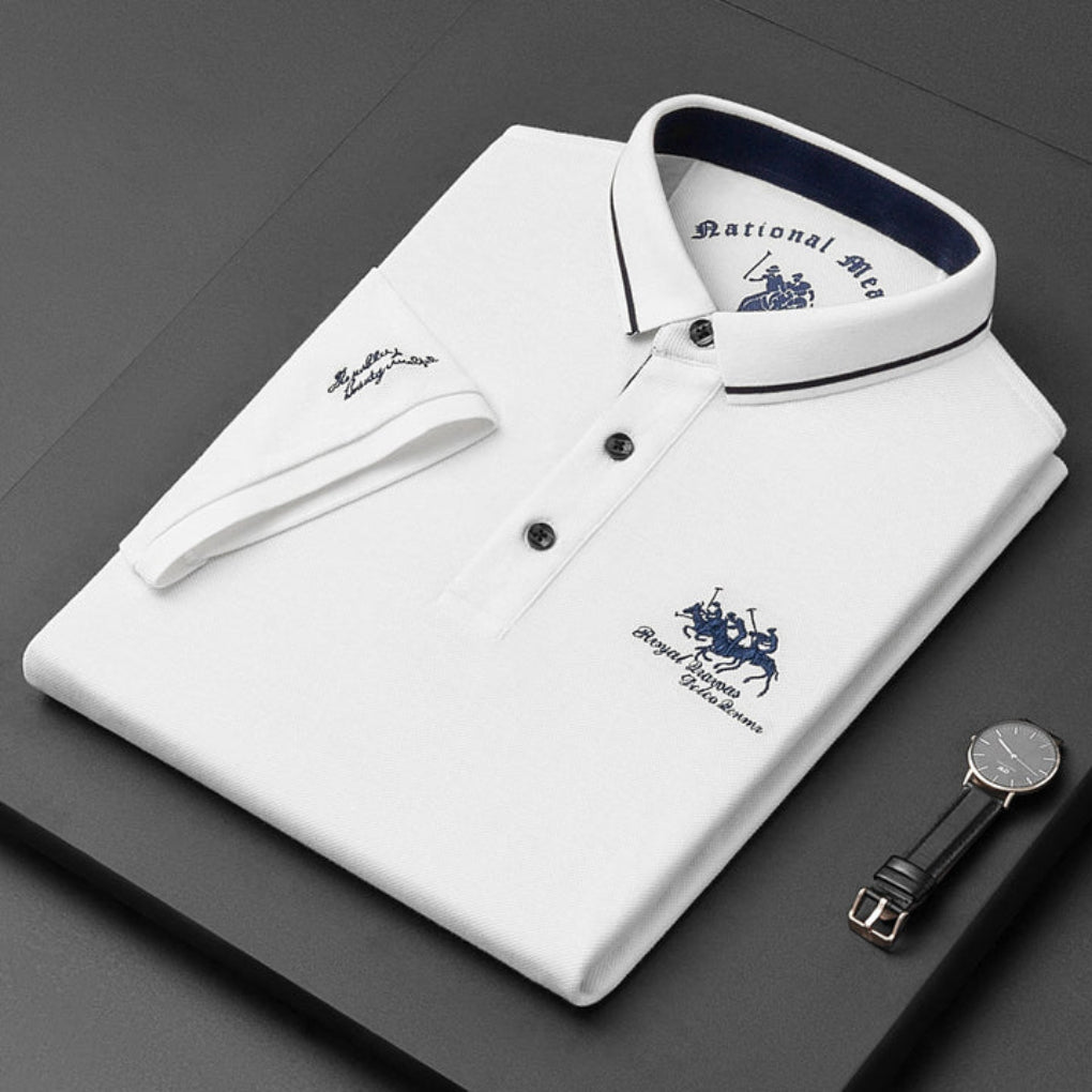 Camisa Polo Casual de Botón para Hombres
