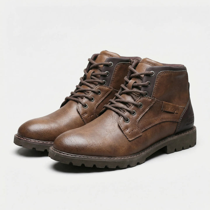 Bravonx - Botín con cordones para hombre