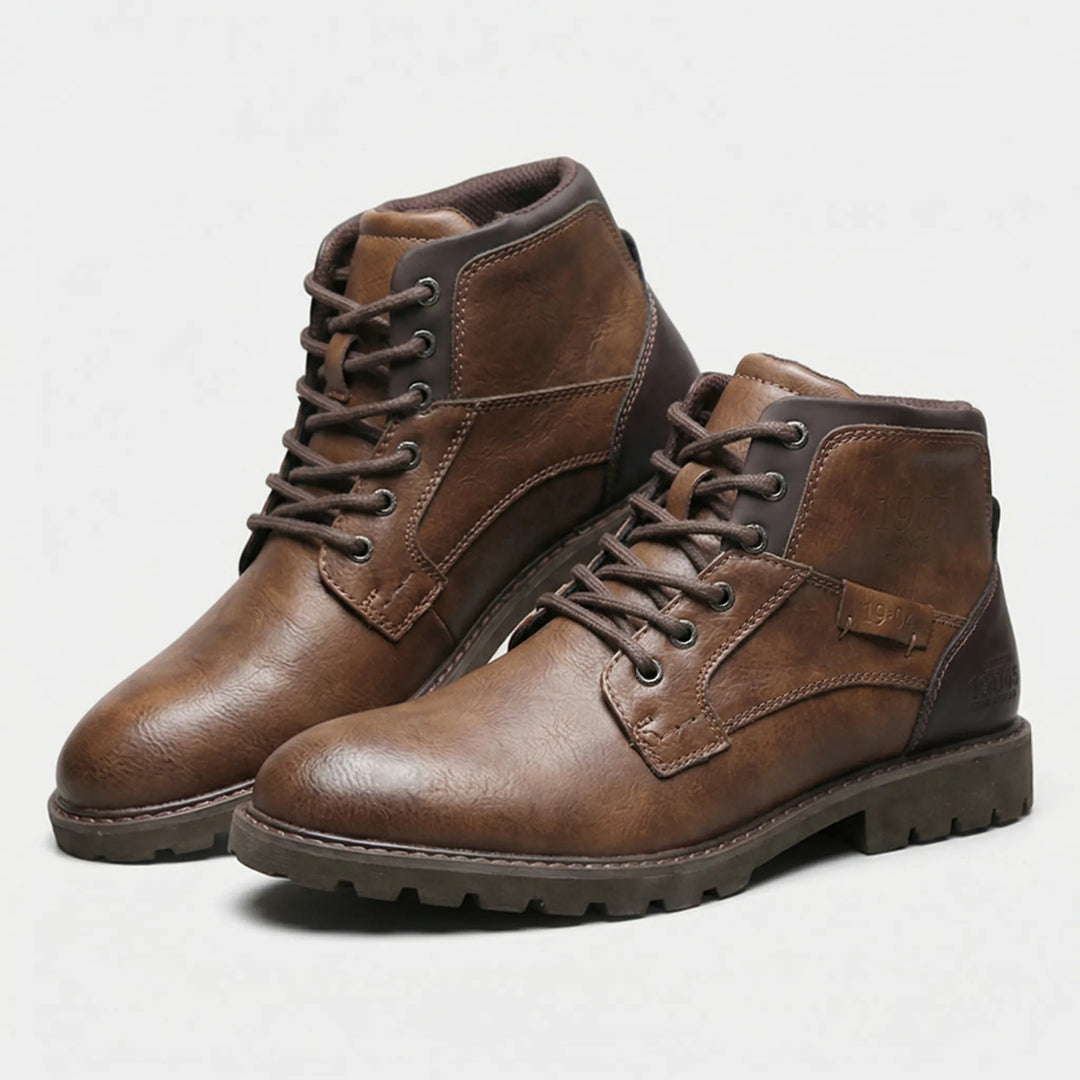 Bravonx - Botín con cordones para hombre