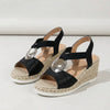 Sandalia Plataforma Wedge Abierta