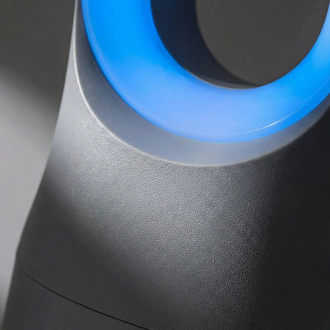 Brezulo - Ventilador de escritorio portátil sin aspas con luz nocturna
