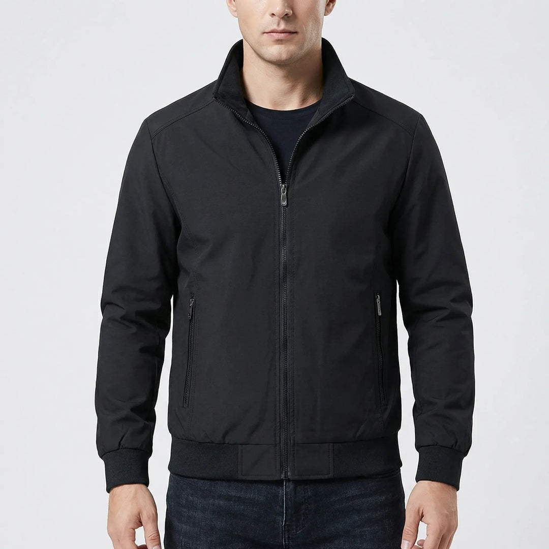 Brezzon - Chaqueta cortavientos con cuello alto para hombre