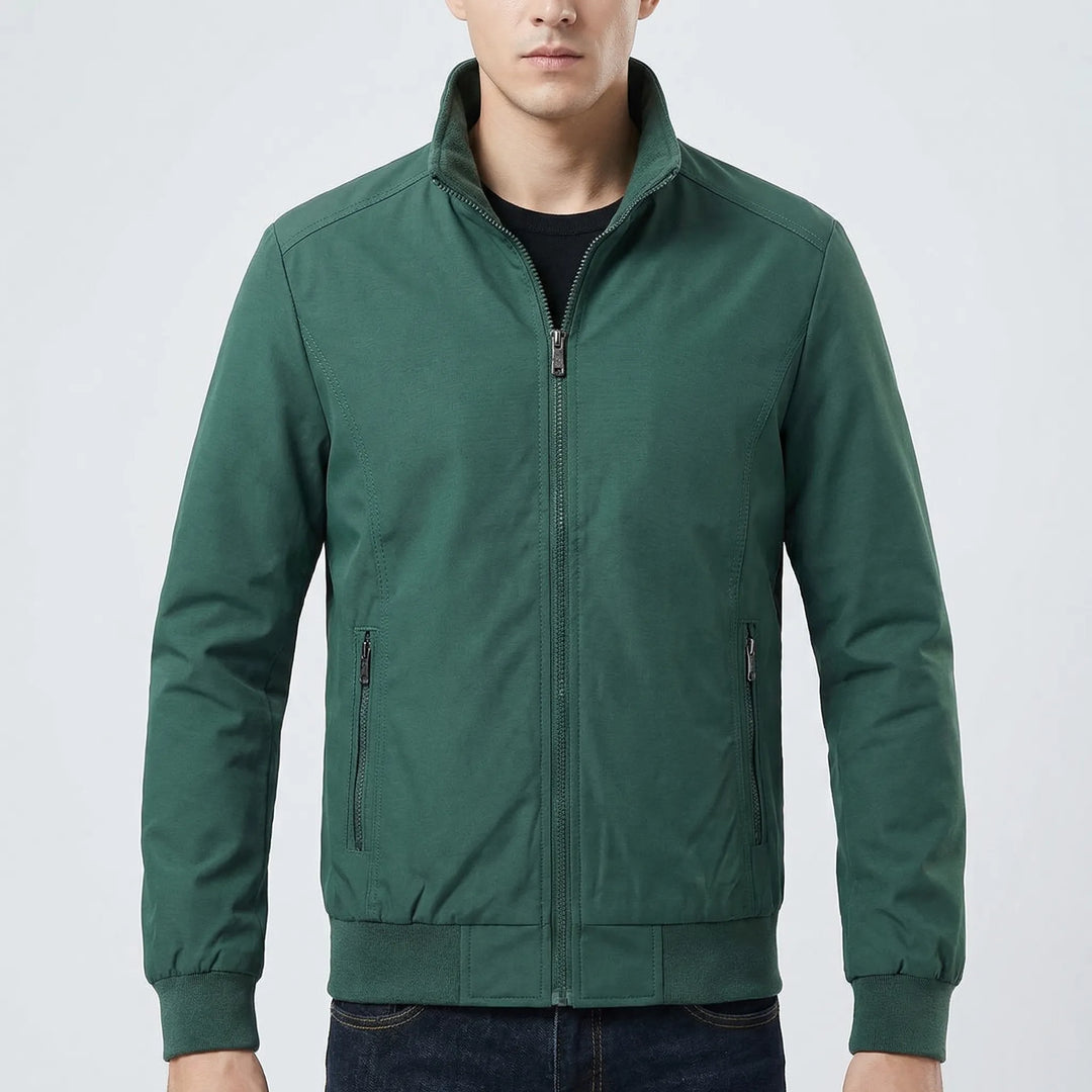 Brezzon - Chaqueta cortavientos con cuello alto para hombre