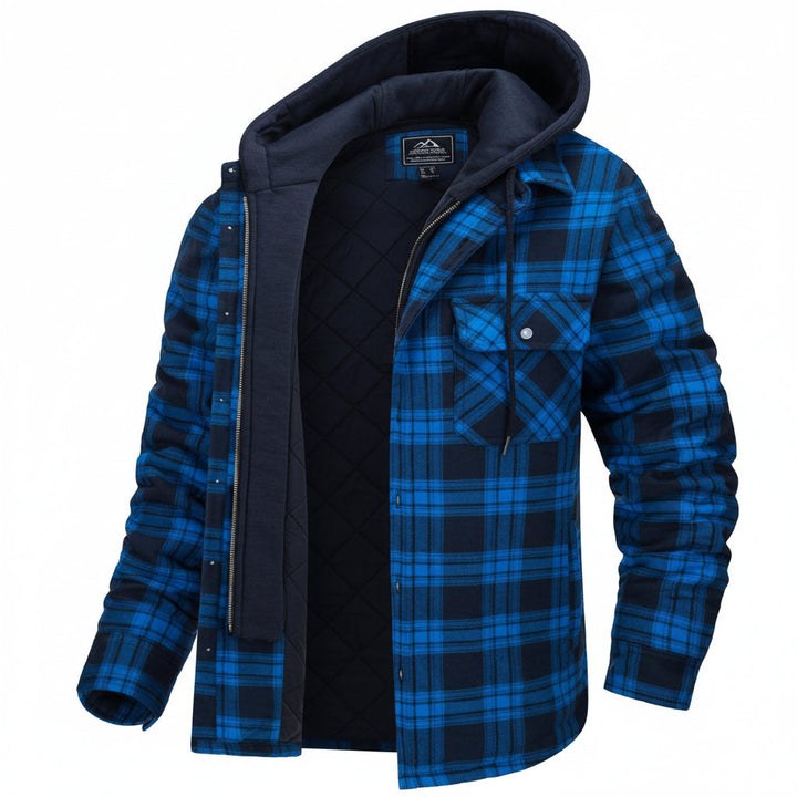 Chaqueta con Capucha de Media Temporada para Hombres