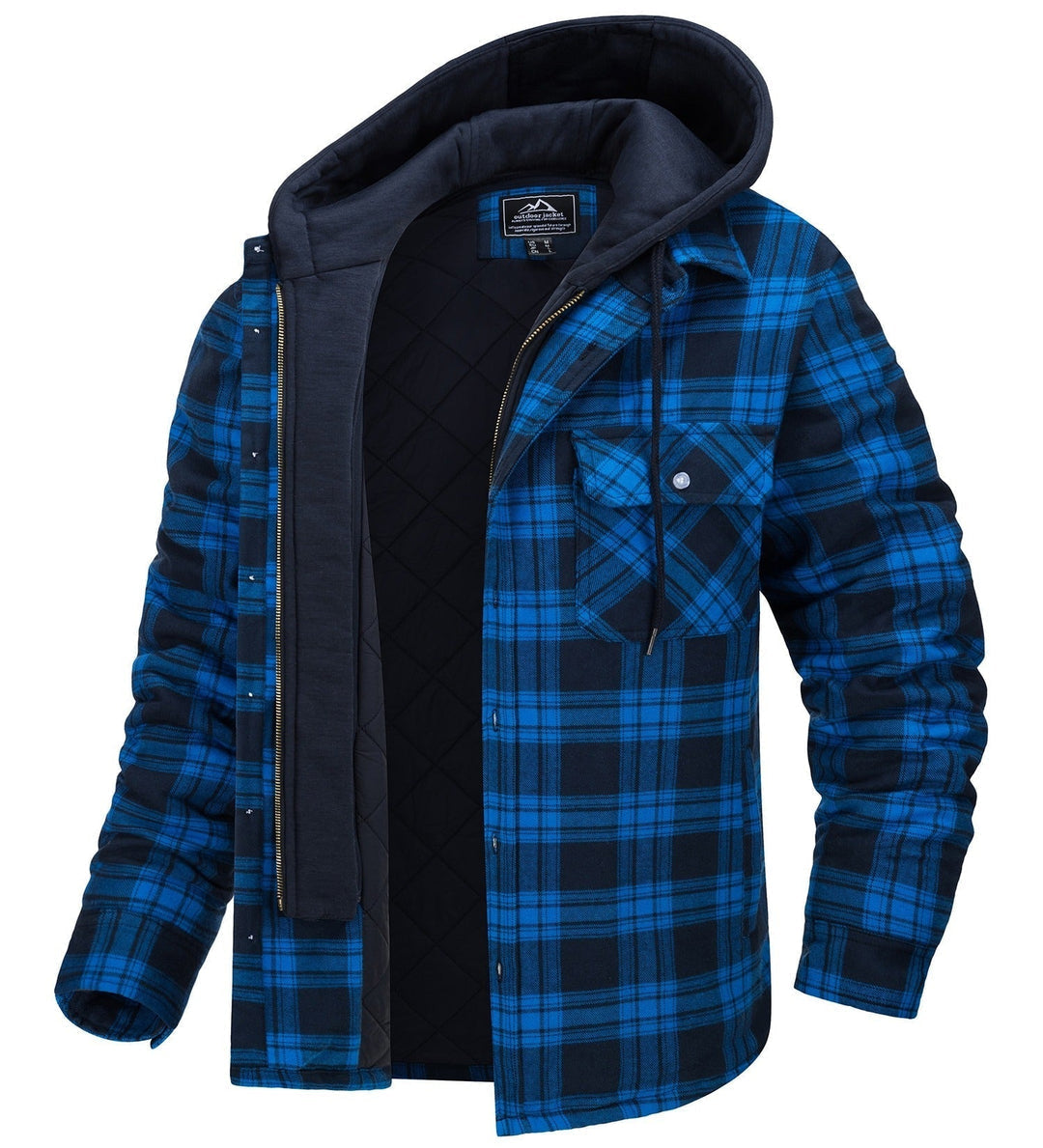 Chaqueta con capucha de entretiempo para hombre