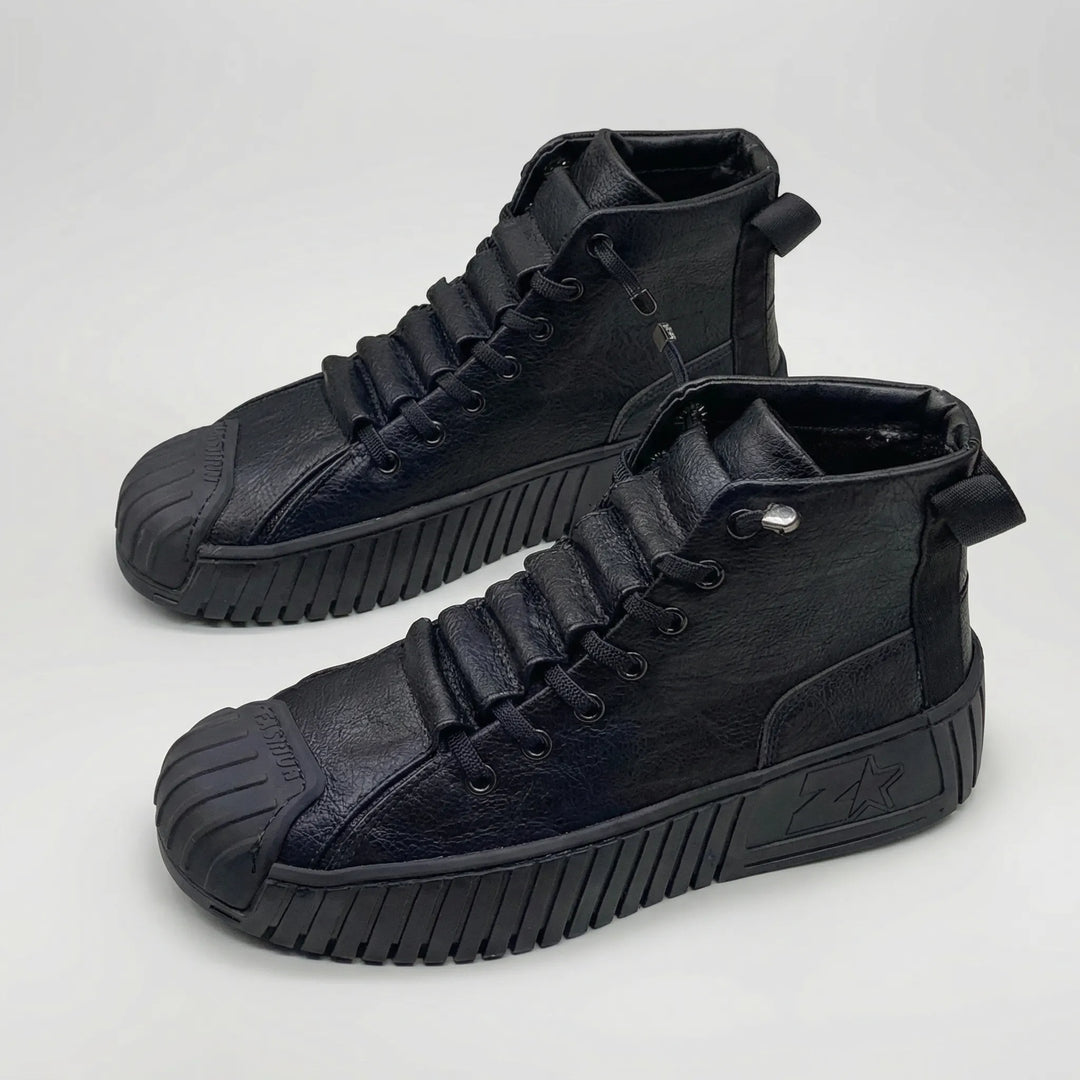 Brixford - Zapatillas deportivas altas de estilo británico para hombre
