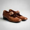 Zapato de Mujer con Correa Buckle de Tacón Bajo