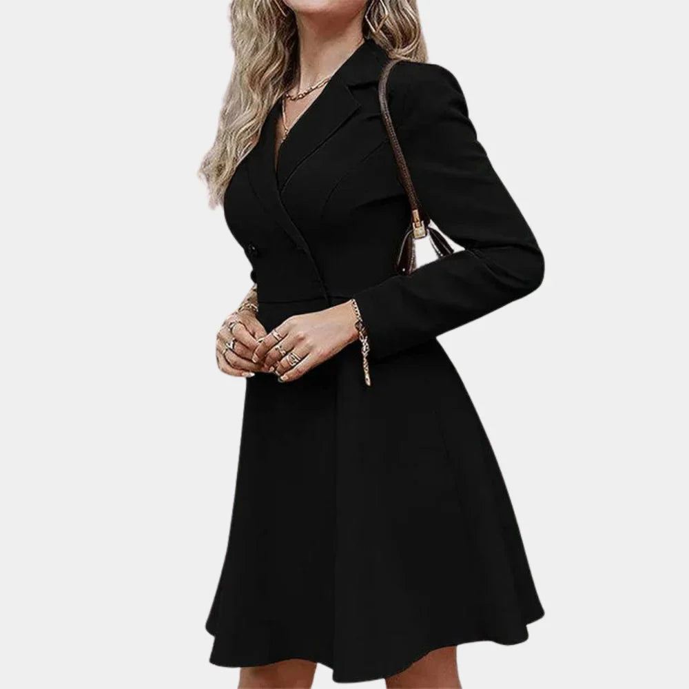 FrostElegance – Abrigo de invierno de corte en A para mujer