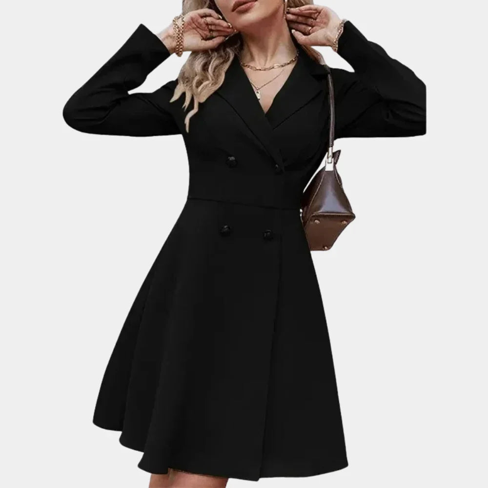 FrostElegance – Abrigo de invierno de corte en A para mujer