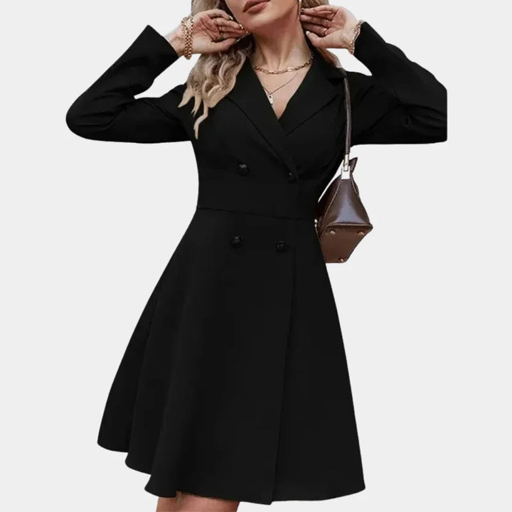 FrostElegance – Abrigo de invierno de corte en A para mujer