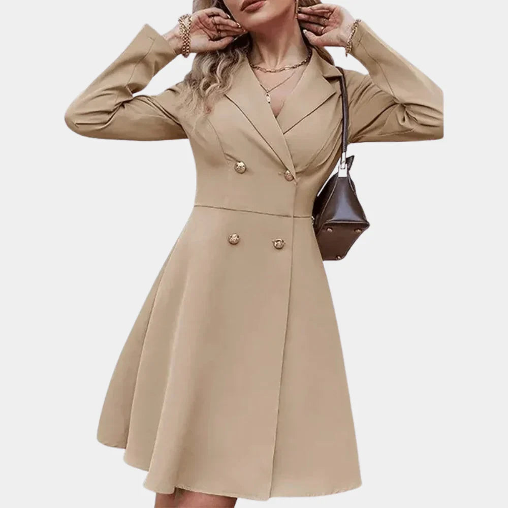 FrostElegance – Abrigo de invierno de corte en A para mujer