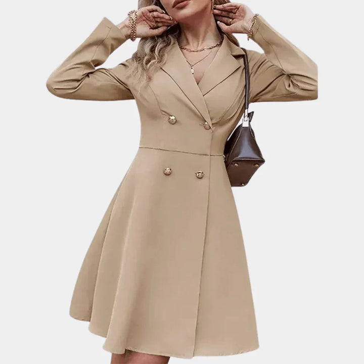 FrostElegance – Abrigo de invierno de corte en A para mujer