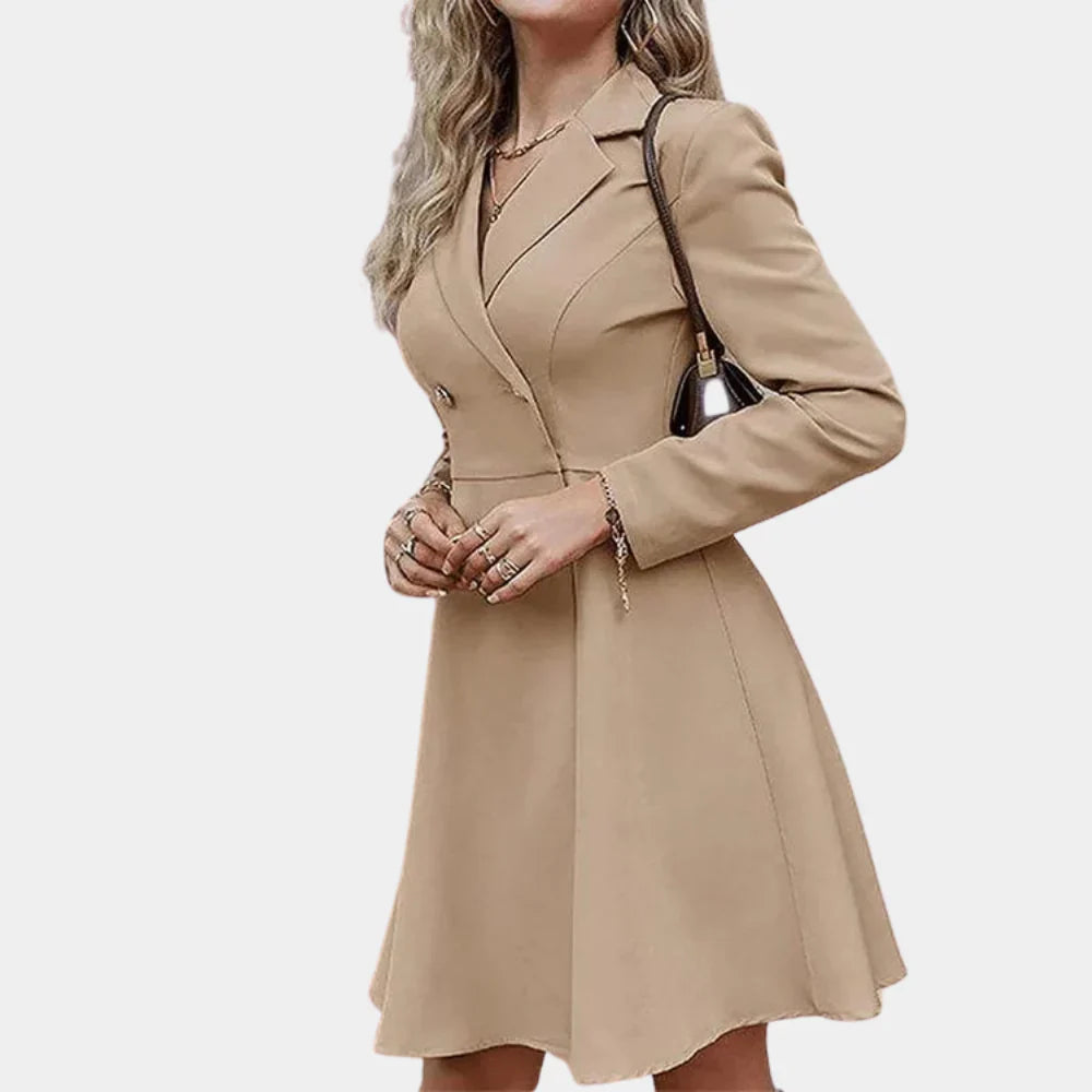 FrostElegance – Abrigo de invierno de corte en A para mujer