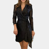 Elegante vestido tipo blazer para mujer: sofisticación chic con un toque glamuroso