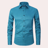 Elias – Camisa elástica que no necesita planchado para hombre