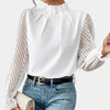 Elegante camiseta de manga larga para mujer