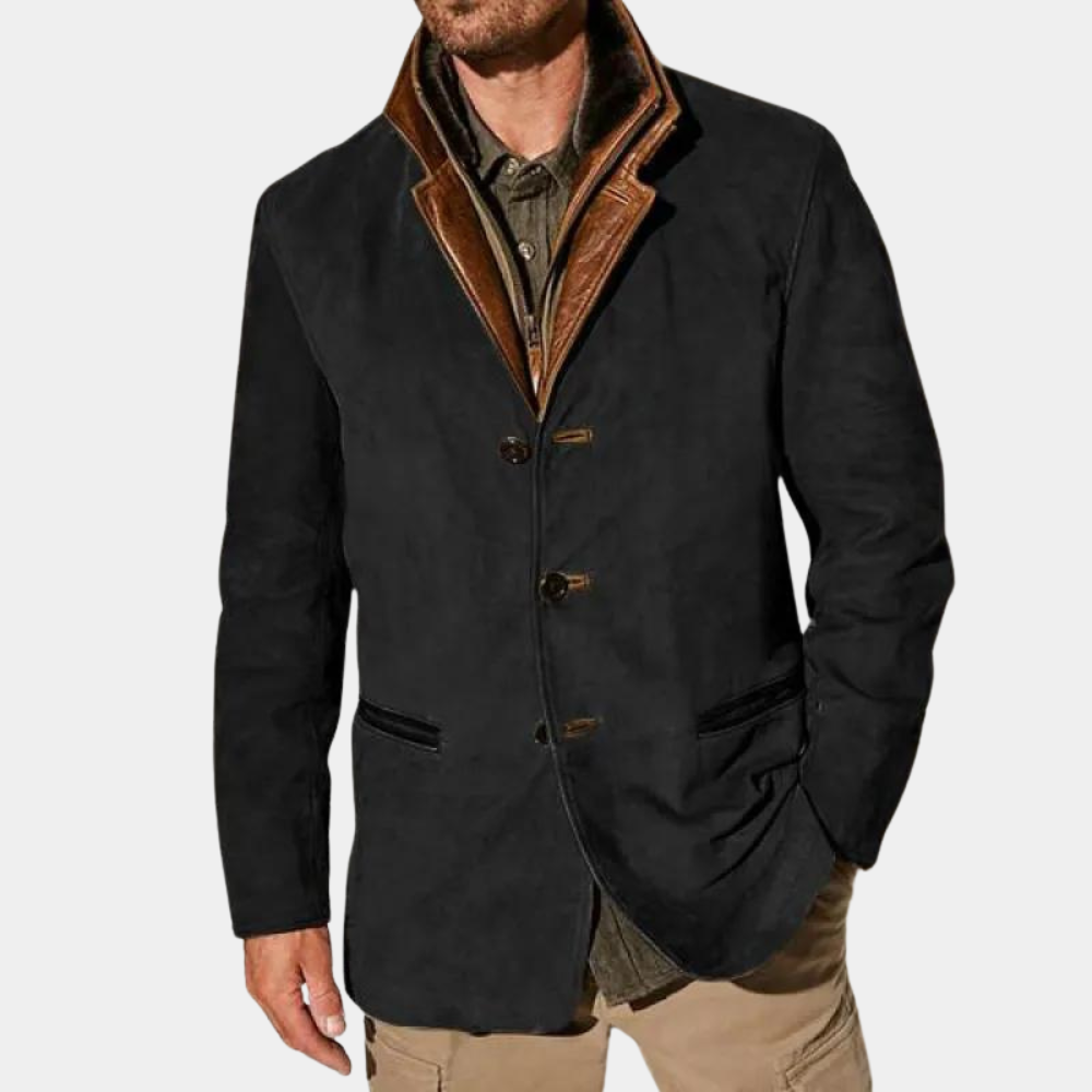 Elegante chaqueta de entretiempo para hombre