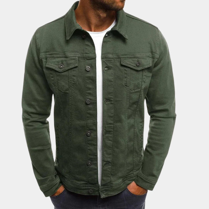 Chaqueta de Denim Casual para Hombres