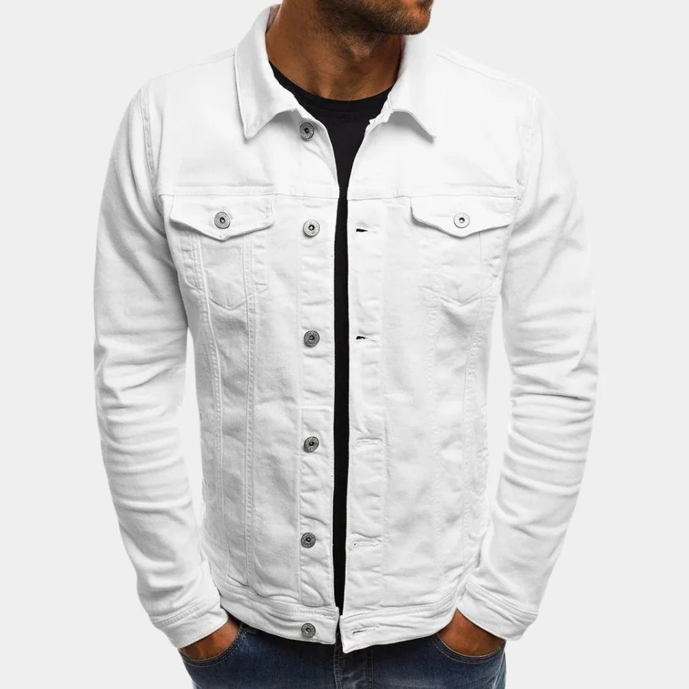 Chaqueta de Denim Casual para Hombres