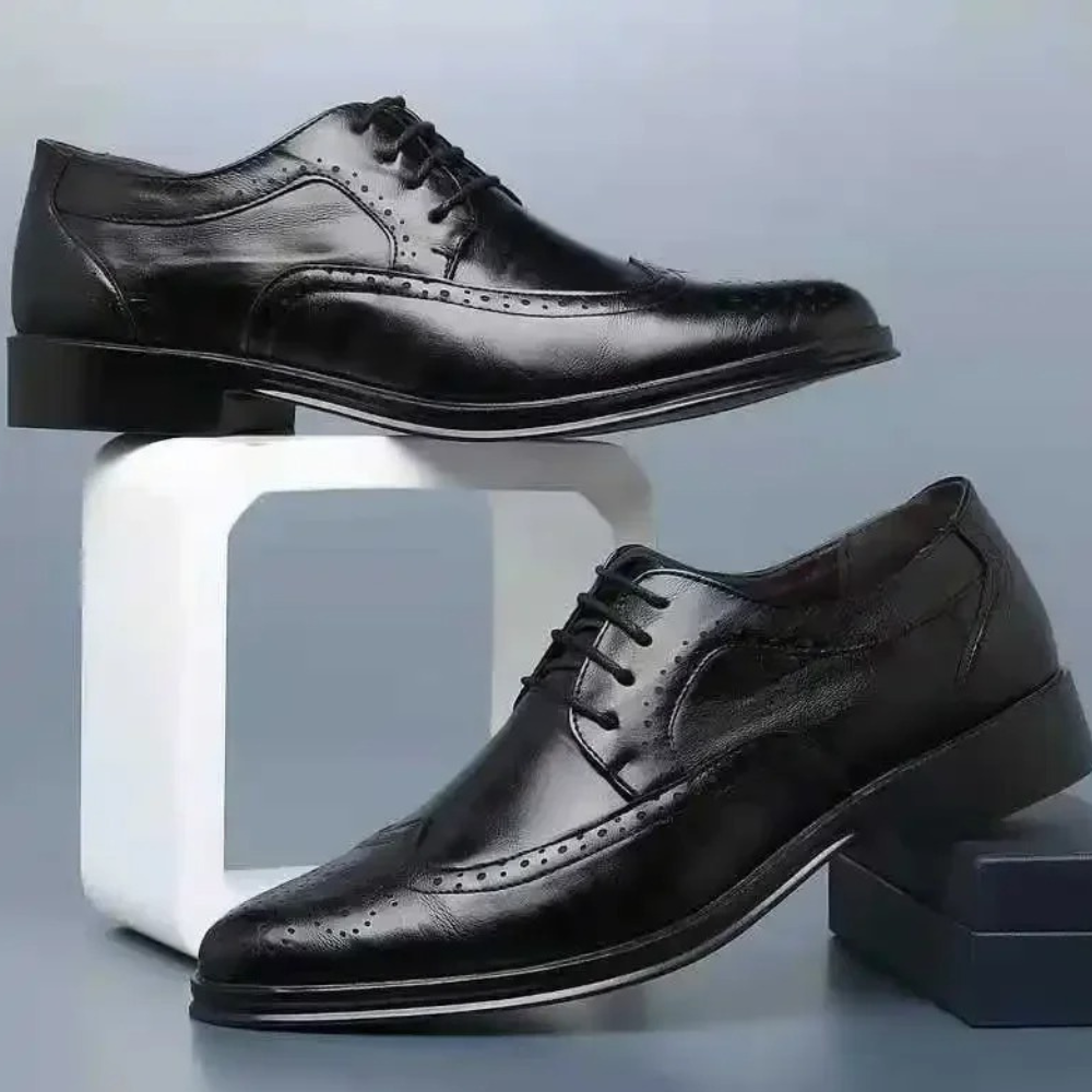 Zapatos Oxford de piel para hombre para ocasiones formales