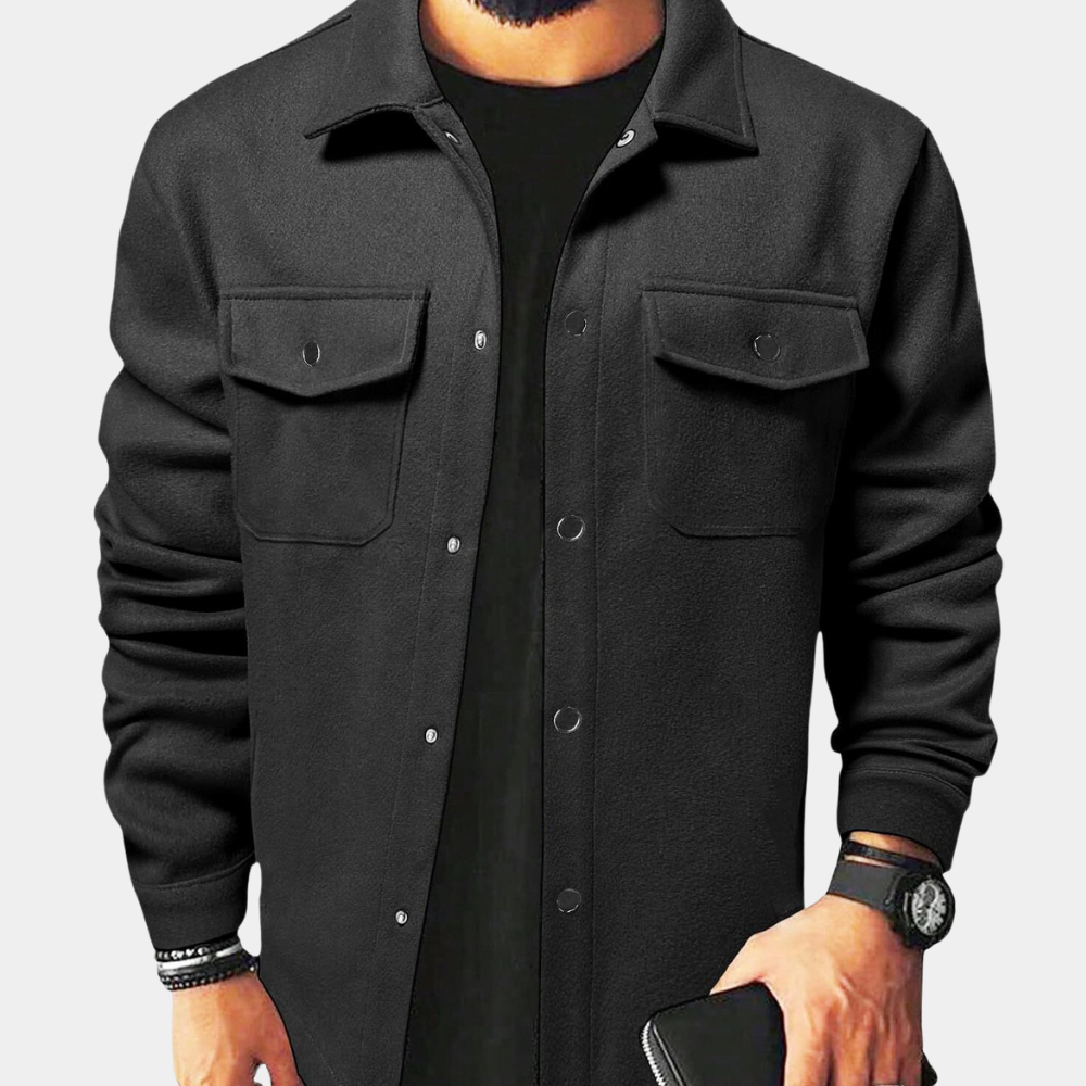 Chaqueta con Botones para Hombres