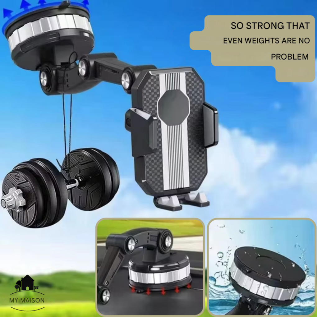 Soporte para Teléfono de Coche con Rotación de 360°