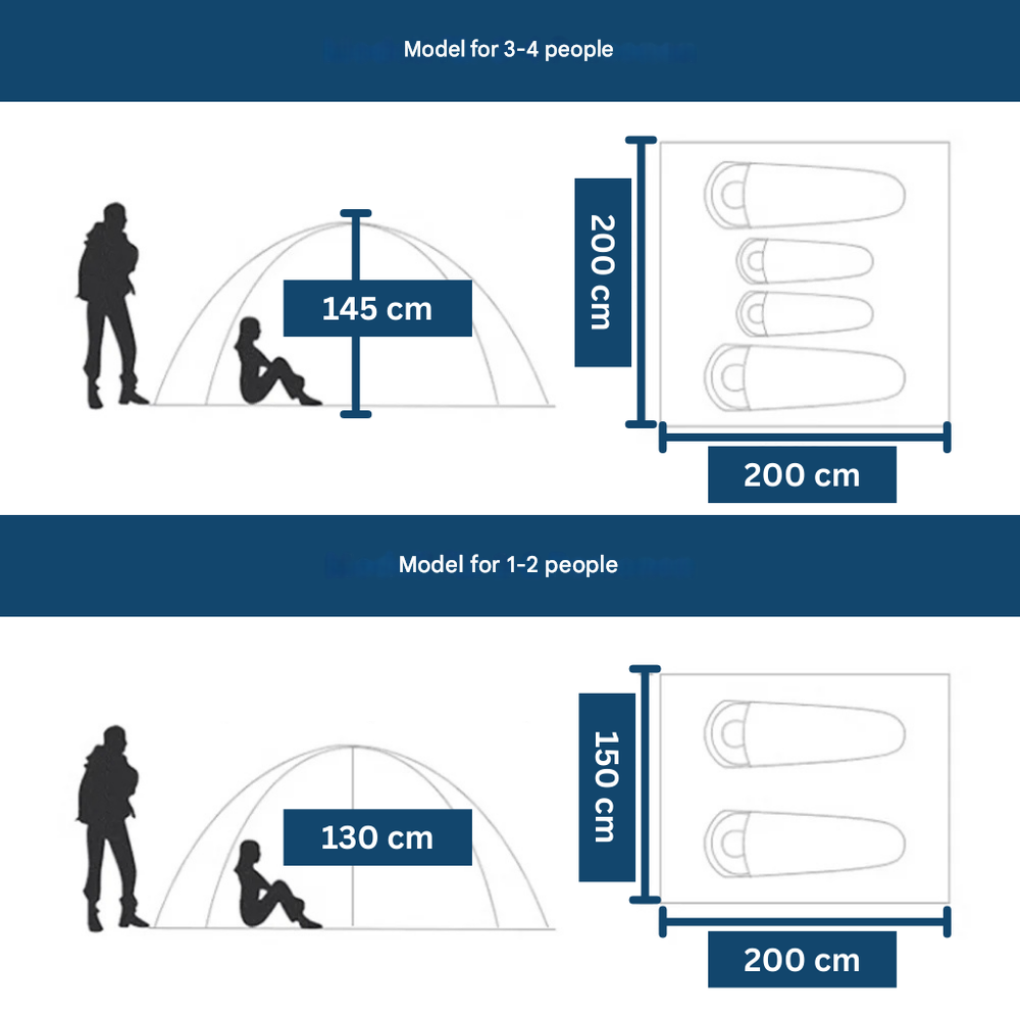 Carpa Instantánea Pop‑Up