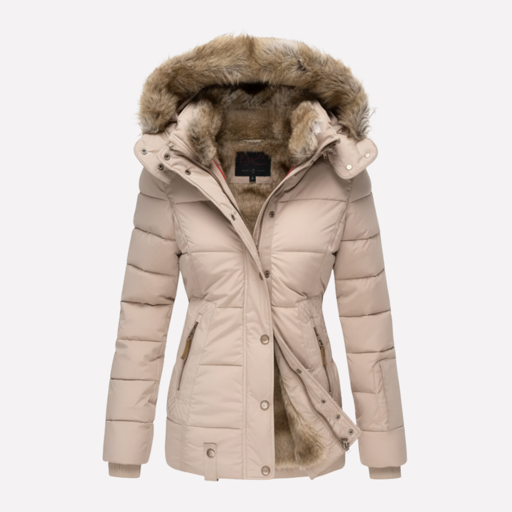 Chaqueta Acolchada con Capucha para Mujeres