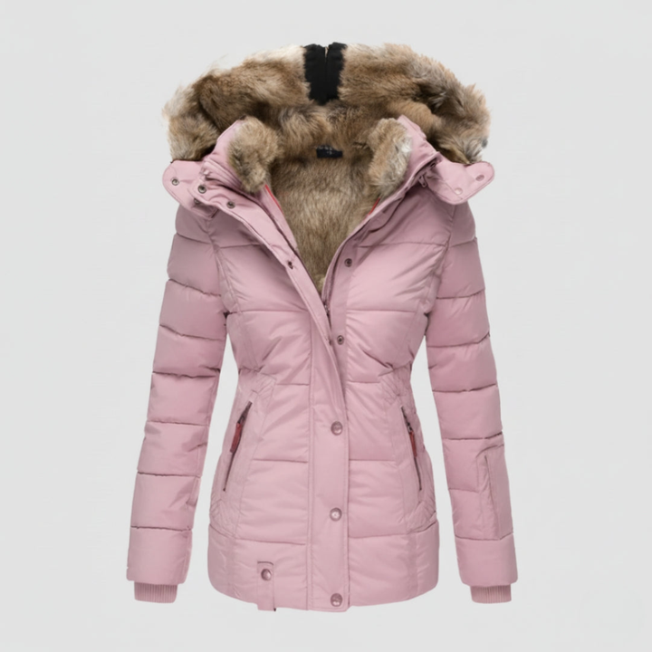 Chaqueta Acolchada con Capucha para Mujeres
