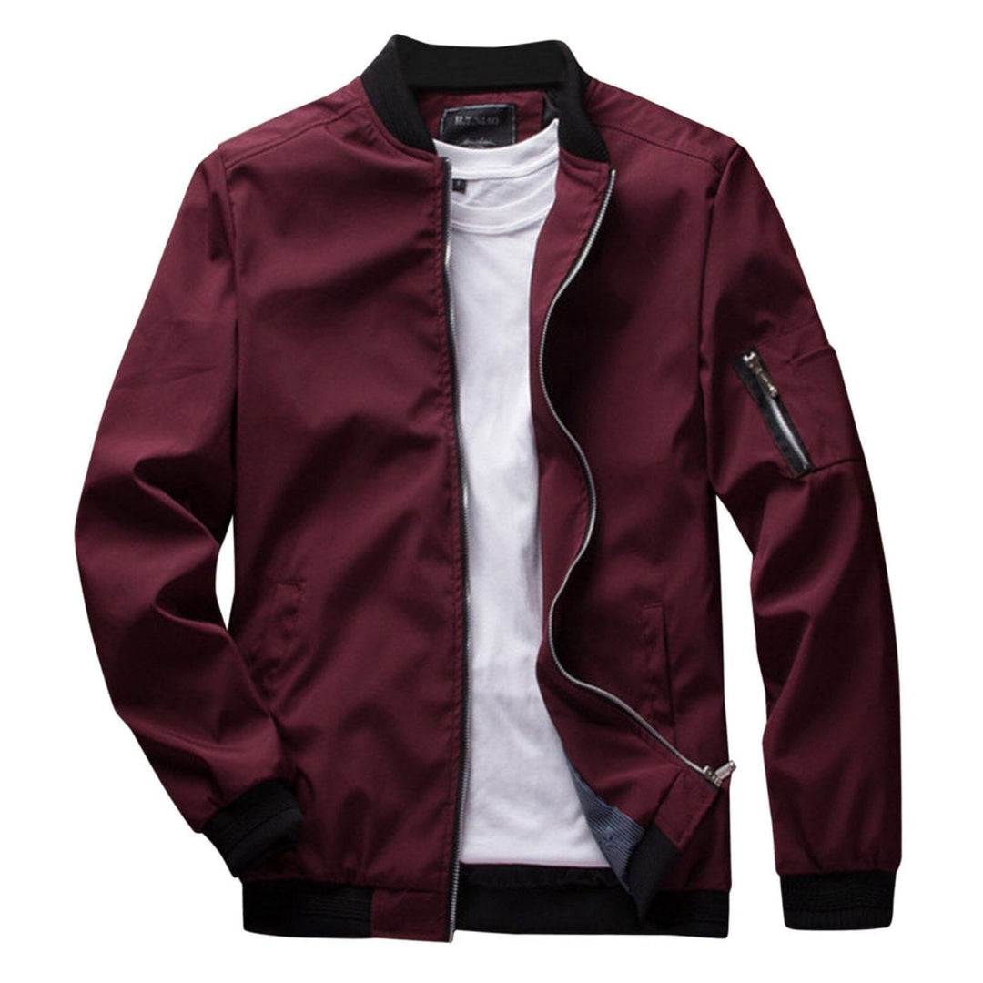 Chaqueta Ligera con Cremallera para Hombres
