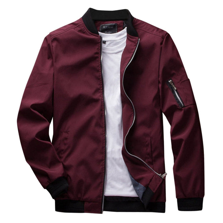 Chaqueta Ligera con Cremallera para Hombres