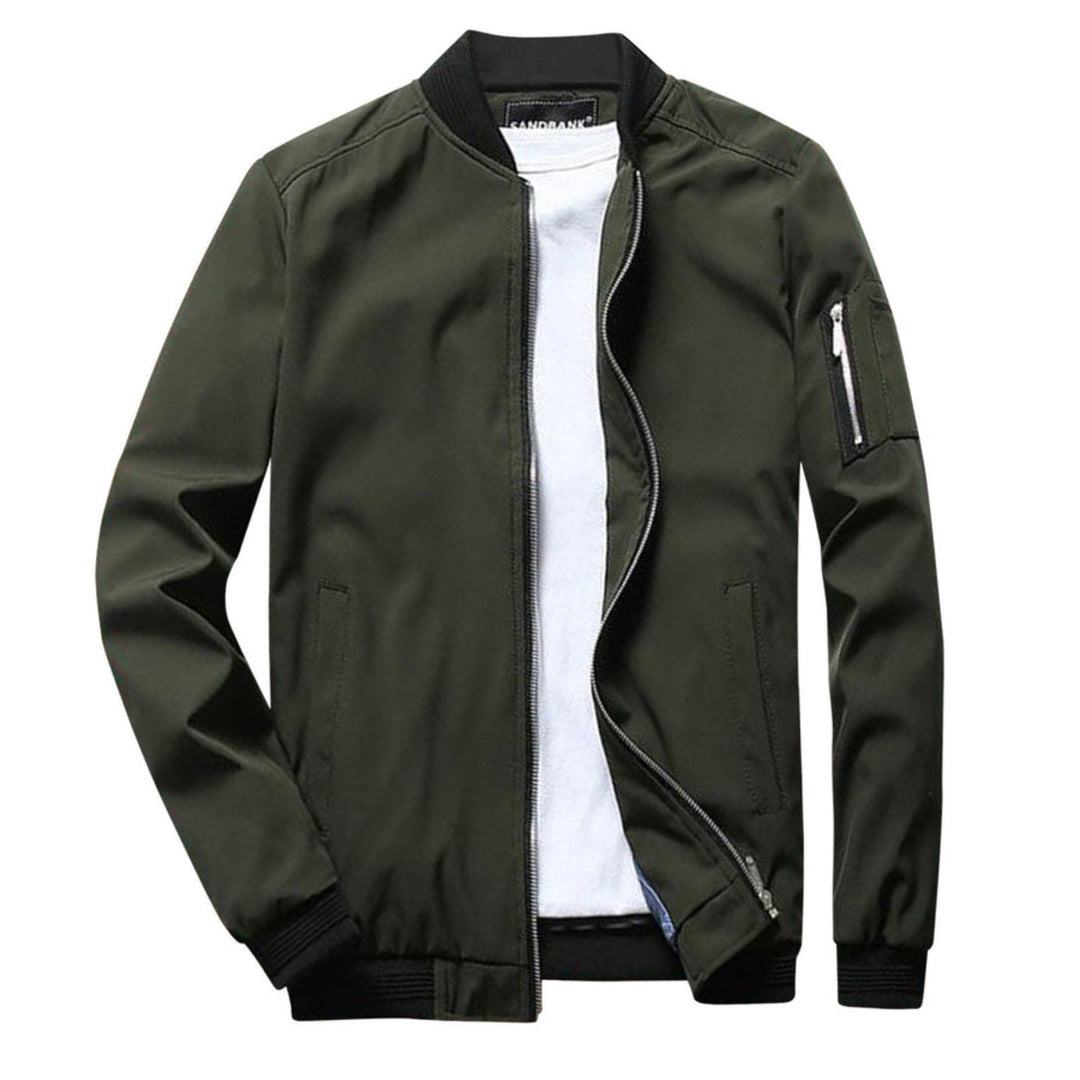 Lebbi – Chaqueta ligera con cremallera para hombre con bolsillo práctico