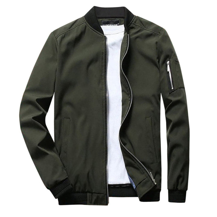 Lebbi – Chaqueta ligera con cremallera para hombre con bolsillo práctico